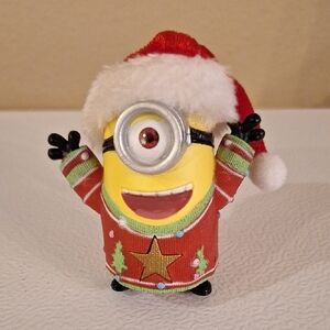 Minions Holiday Christmas Talking Singing Toy Universal Studios